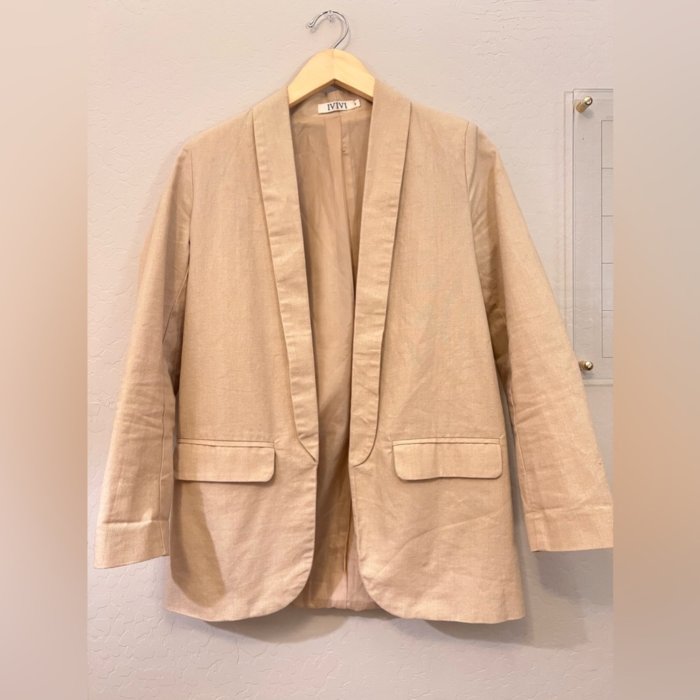 Cream blazer from IVIVI. Size small